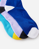 Rip Curl Retro Crew Fleece Sock - 3 Pack