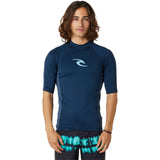 Rip Curl Waves UPF Perf Short Sleeve Rash Vest