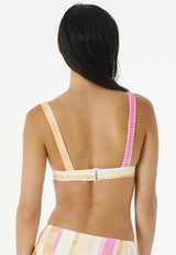 Rip Curl Ripple Effect Crop Bikini Top