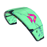 Duotone neo sls 2026 top side view full canopy with trinity tx fabric and leading edge- green and pink