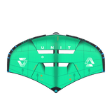 Duotone Unit 2026 wing foil in fresh green – lightweight, balanced freeride and surf wing