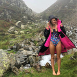 Dryrobe Advance Long Sleeve - Black/Pink