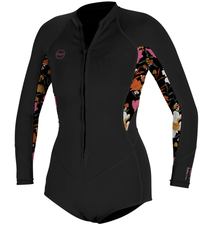 O'Neill Womens Bahia Front Zip L/S Spring 2/1mm