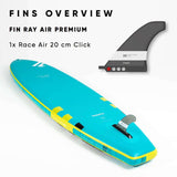 Fanatic Ray Air Premium Sup Package - 13'6 x 35"