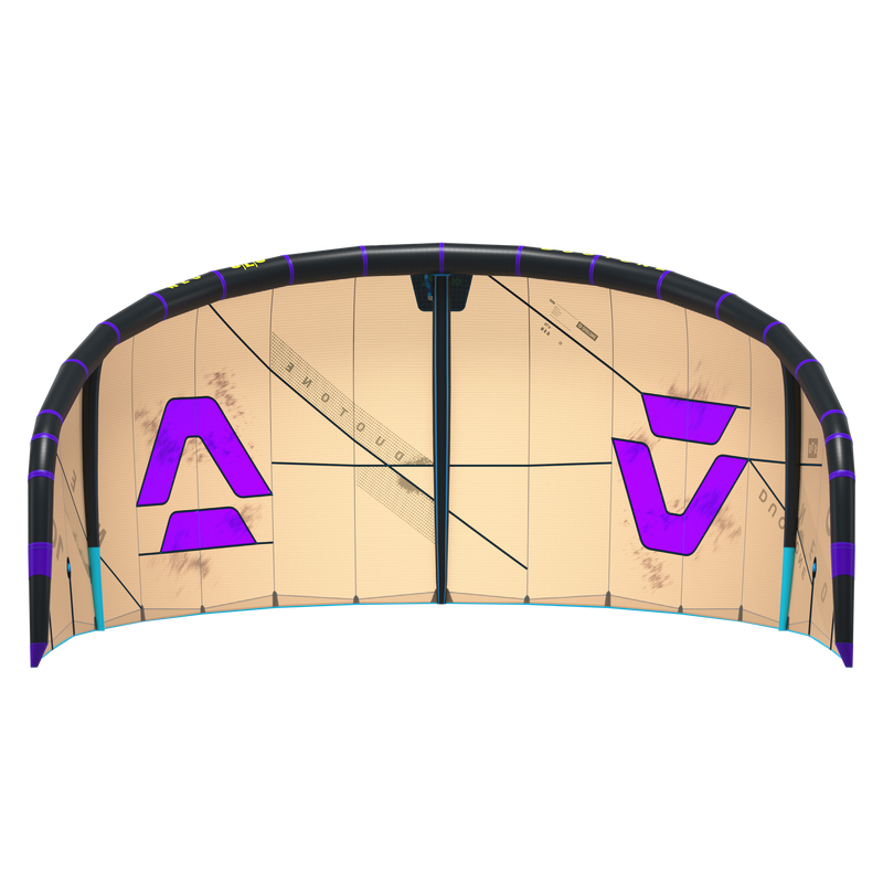 Close-up of Duotone Neo SLS 2026 kite canopy with Trinity TX fabric
