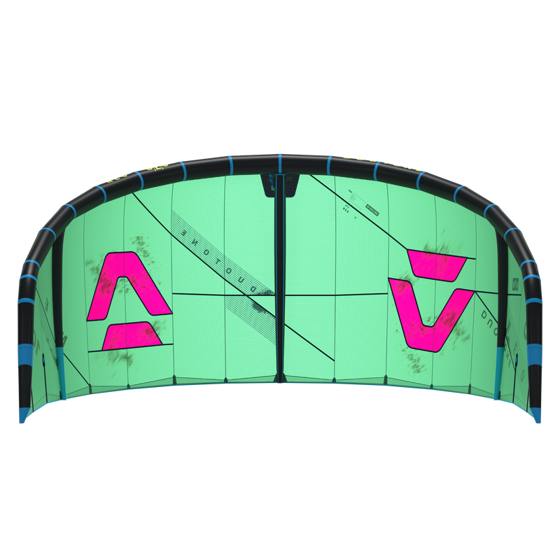 Duotone Neo sls 2026 wave kite green and pink showing hybrid flex struts