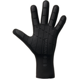 A single black neoprene glove with textured grip patterns on the fingers and palm, featuring the brand name 'Nuwave' printed vertically on the back, shown against a plain white background.