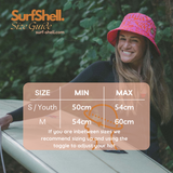 Surf Shell Protective Surf Hat - Coral Daze