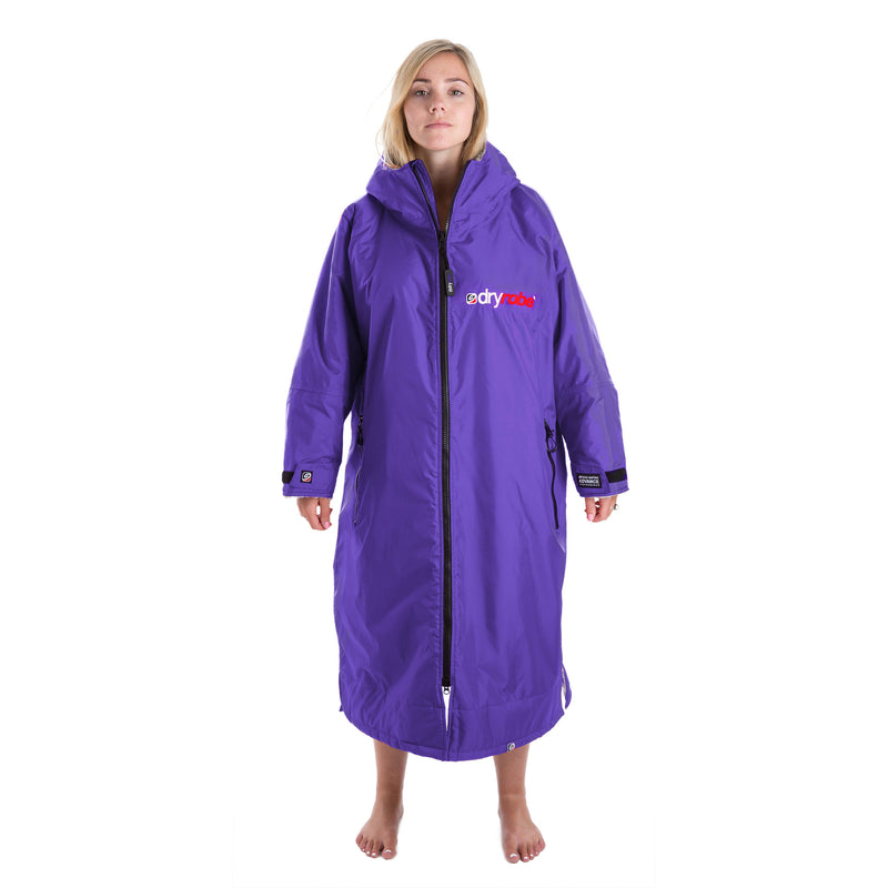 Dryrobe Advance Long Sleeve - Purple/Grey